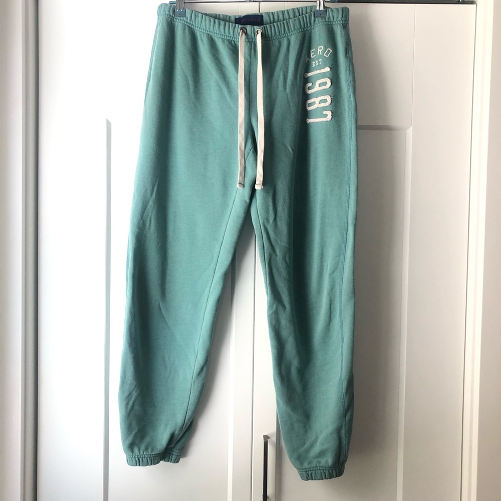Aeropostale Joggers Teal Size S